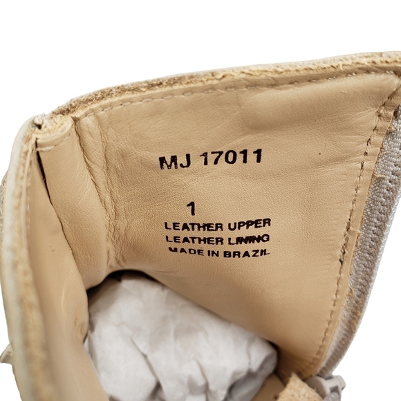 Marc Joseph | NIB Green Point Light Grey Nubuck Fringe Leather Ankle Booties 1 - Picture 11 of 14